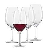 SCHOTT ZWIESEL Bordeaux Rotweinglas For You (4er-Set), zeitlose Bordeauxgläser...