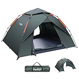 Amflip Camping Zelt Automatisches 2 Mann Personen Instant-Zelt Pop Up Kuppelzelt...