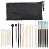 Yuanchu 20Stk Modelierwerkzeug,Töpferwerkzeug Set Keramik Ton Werkzeug Polymer...