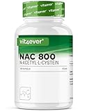 vit4ever NAC - N-Acetyl L-Cystein 240 Kapseln mit je 800 mg - 8 Monatsvorrat...