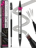 iMethod Microblading Augenbrauenstift - Eyebrow Pencil 2-in-1 Dual-Ended...