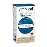 simplicol Textilfarbe intensiv (18 Farben), Opal-Petrol 1811: Einfaches Färben...