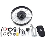 E-Bike Nachrüstsatz, 26 Zoll e Bikes Umrüstsatz,LCD Display 48V 1500W,...