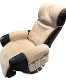 Alpenwolle Sesselschoner Relaxsessel Alpaca mit Taschen und Befestigung...