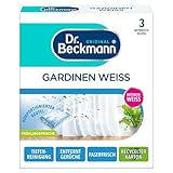 Dr. Beckmann Gardinen Weiß | Gardinenweiß für strahlende Vorhänge | mit...