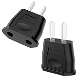 VIEVRE 2 Stück Reiseadapter,EU Adapter, USA Stecker,Reisestecker,Deutschland...