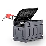 Wiltec mobile Tankanlage 180 l mit 12 V Pumpe, Kraftstoffbehälter für...