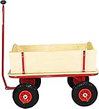 Beachtrekker Style Holzbollerwagen, Handwagen, Leiterwagen (Natur)