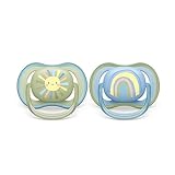PHILIPS Avent ultra air Schnuller - 2er Pack, BPA-freier, atmungsaktiver...