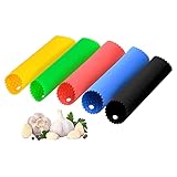 5er Pack Knoblauchschäler, Silikon Knoblauch Schäler Knoblauchroller,...