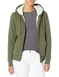 Amazon Essentials Damen Sherpa-gefütterte Fleece-Kapuzenjacke mit durchgehendem...