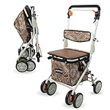 Mobiclinic®, Rollator mit großer einkaufstasche und sitz, Zusammenklappbarer,...