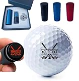 JSWLYWMTPJ Golfball-Stempel, personalisierbar, selbstfärbender...