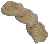 Wasserkaskaden Wasserfall Eder Bachlauf 3-teilig, Beige/Braun, a` 53 x 40 x 8...