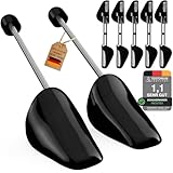 Incutex 5 Paar Schuhspanner variabel Gr. 38-44, Schuhformer aus Kunststoff,...