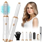 Airstyler 5 in 1, Pro Ionen Hairstyler Föhnbürste Set mit Auto Lockenstäbe |...
