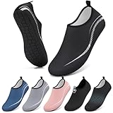 BARFULKER Wasserschuhe Damen Herren Badeschuhe Schwimmschuhe Schnell Trocknend...