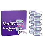 Gillette Venus Extra Smooth Swirl Rasierklingen Damen, 10 ORIGINAL Ersatzklingen...