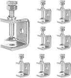 AKOLAFE 8 Stück C klemme 30mm Edelstahl 304 C Zwingen Schraubklemme 0-25mm...