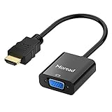 Moread Gold-Plated HDMI to VGA Adapter (Male to Female) for Computer, Desktop,...