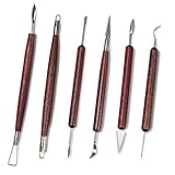 Modellierwerkzeug 6 Stück Ton Töpfer Werkzeug Set Polymer Clay Tools Sculpting...