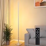 Hzitcigm Stehlampe Wohnzimmer, LED Standleuchte mit Fernbedienung LED Ecklampe...