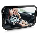 Rücksitzspiegel fürs Baby,360° Baby Autospiegel,Schwenkbar...