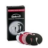 Sockstar Sockenclips Black & White - Family Pack = 20 Clips in 4 Design-Farben