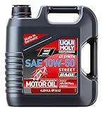 LIQUI MOLY Motorbike 4T Synth 10W-50 Street Race | 4 L | Motorrad 4-Takt-Öl |...