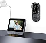 Winnes Türklingel mit Kamera,1080P Drahtlose Video Türklingel,IP65 Regenfest,...