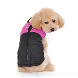 Ectkuee Winter Warm Pet Hund Kleidung klein wasserdichte Hundemantel Jacke...