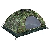 MAGT Camping Zelt, Outdoor 2 Personen Zelt Camouflage UV Schutz Wasserdicht 2...