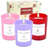 Duftkerzen Geschenkset für Frauen,3 Groß Duftkerze Geschenke für...