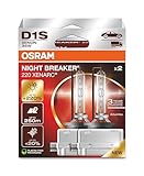 OSRAM XENARC NIGHT BREAKER 220, D1S, +220% mehr Helligkeit,...