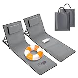 Ikodm Strandmatte 2X, Strandliege klappbar leicht, Strandmatte Faltbar mit...