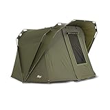 Lucx® Coon Karpfenzelt 2 Personen Angelzelt Bivvy Zelt 1 bis 2 Mann Carp Dome...