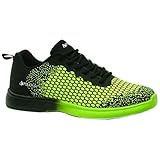 Pyramid Herren Path Lite Seamless Mesh Bowlingschuhe, Schwarz/Voltage Lime
