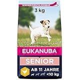 Eukanuba Hundefutter mit frischem Huhn für kleine Rassen, Premium Trockenfutter...