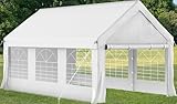 Homall Partyzelt 3x6 m,Metall Gestell Gartenzelt,Pavillon Wasserdicht 560g/m²...