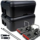 Roshield 2 x Schutzbox für Externe Rattenfallen - Nager- und...