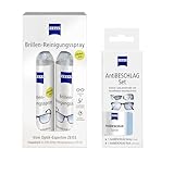 ZEISS Set aus 1x Brillen-Reinigungs-Spray alkoholfrei Doppelpack 2x 120ml und 1x...