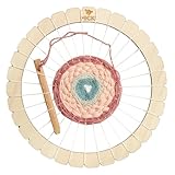 Micki Webrahmen Rund – DIY Kit für Kinder und Erwachsene – Webstuhl für...