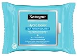 Neutrogena Hydro Boost Abschminktücher, Aqua Reinigungstücher mit Hyaluron,...