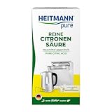 HEITMANN pure Reine Citronensäure | Vielseitiger Bio-Entkalker für Küche &...