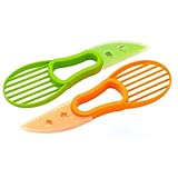 Avocadoschneider,2 PCS Avocado Schneider 3 in 1 Obst Schneider Shea Corer...