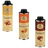 Château de l’huile Back-Set 3er – Premiumöl-Set mit Mandelöl,...