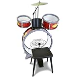 Bontempi 51 4504 Schlagzeug: Baßtrommel Ø 385 mm mit Pedal. 2 kleine Trommeln...