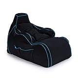 Game Over Video Gaming Sitzsack Liegestuhl | Indoor Wohnzimmer | Seitentaschen...