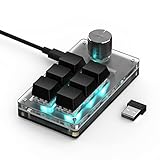 BRIMFORD Mechanische Mini Makro Tastatur - Kabellos, Programmierbar, Hot-Swap...