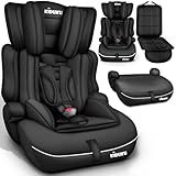 KIDUKU® Kindersitz 9-36 kg (1-12 Jahre) mit Kindersitzunterlage - Autositz ECE...